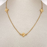 Cadena Espiga Trebol 3.95gr / 46cm / 1.4mm Oro Amarillo 18K %