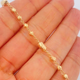 Pulso Tipo Militar 2.8gr / 18.7cm / 3mm Oro Amarillo 18K %