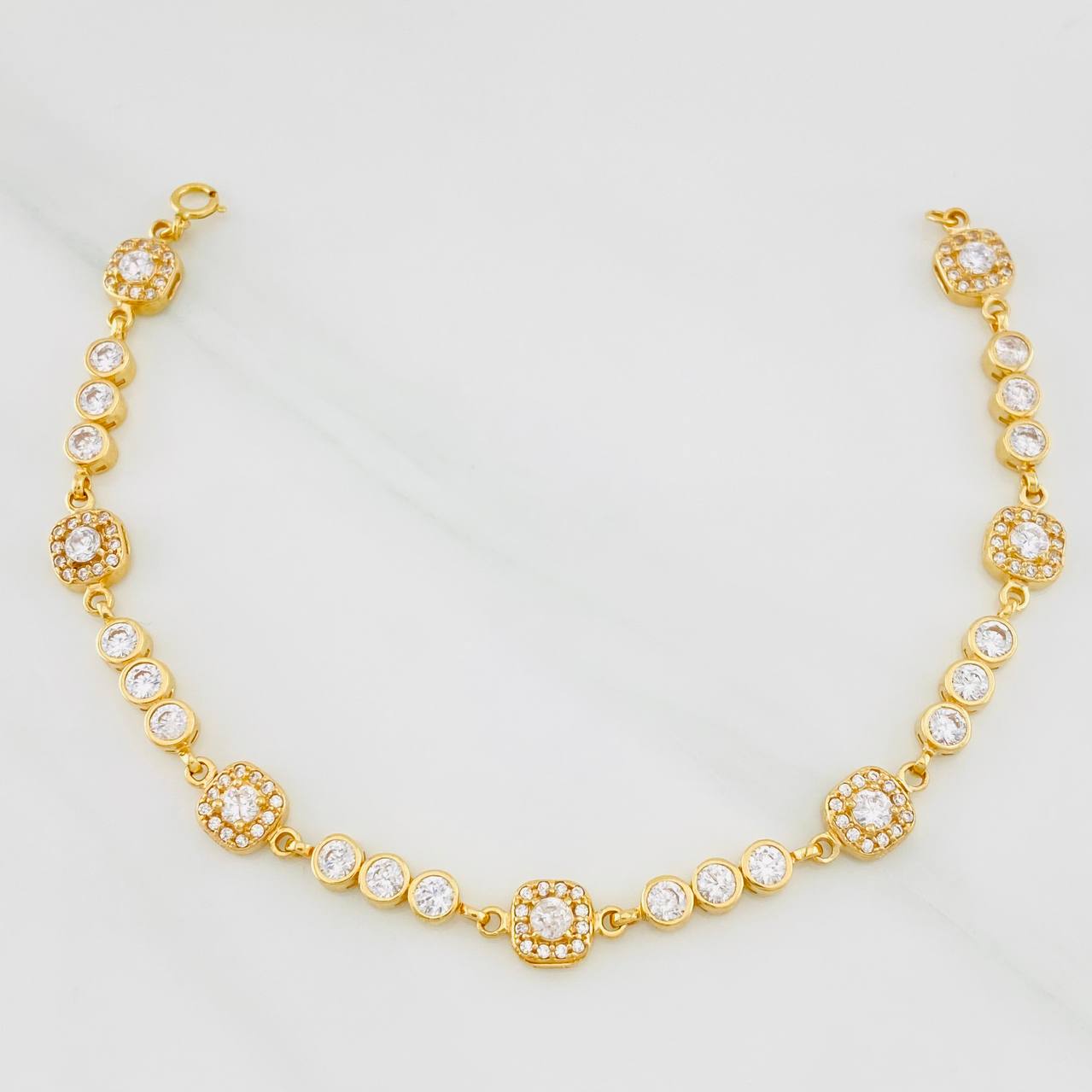 Pulso Halo Tennis 9g / 17.8cm / 4.26mm Oro Amarillo 18K