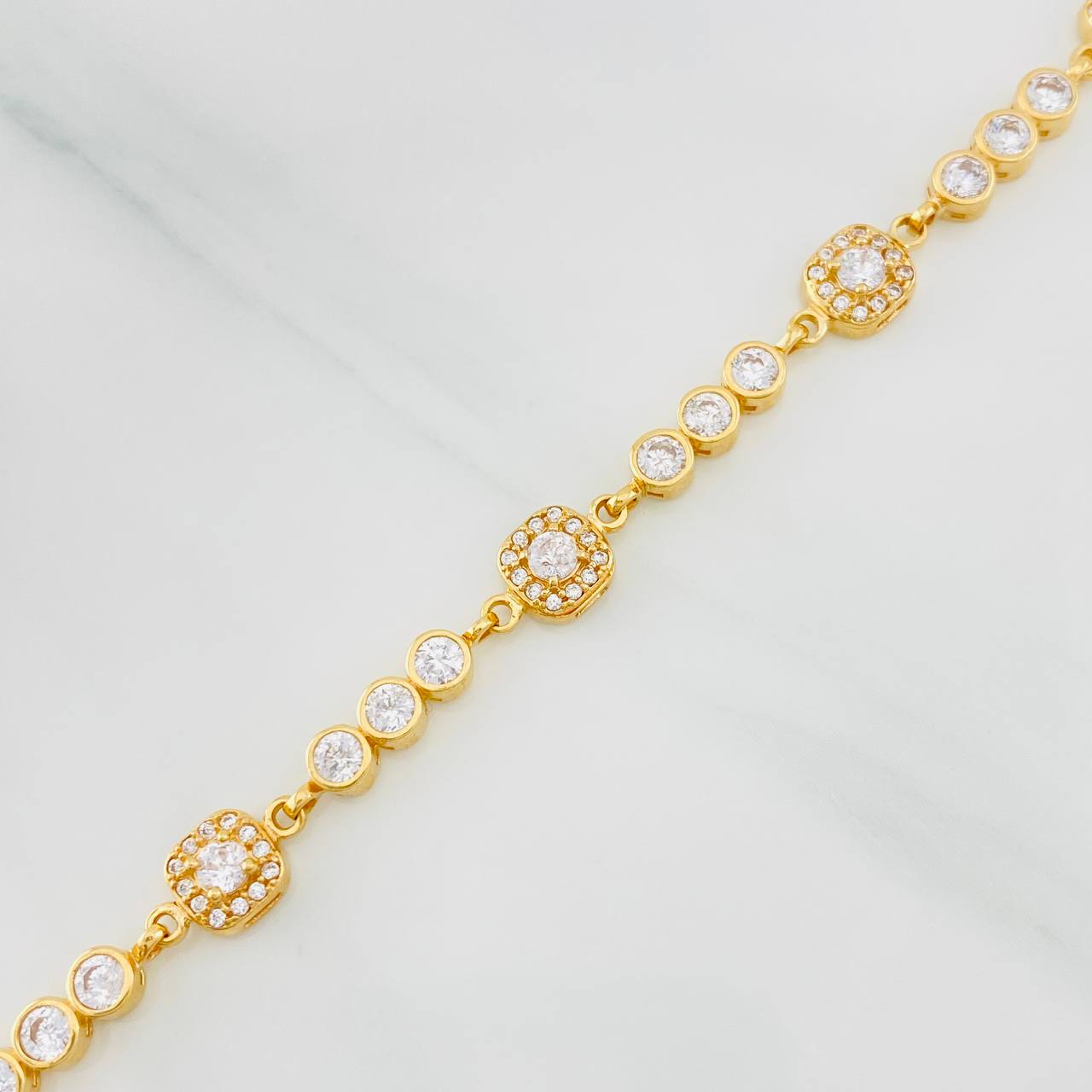 Pulso Halo Tennis 9g / 17.8cm / 4.26mm Oro Amarillo 18K