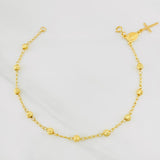 Pulso Denario Virgen Milagrosa 2.75g / 19.8cm / 3.83mm Oro Amarillo 18K