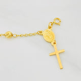 Pulso Denario Virgen Milagrosa 2.75g / 19.8cm / 3.83mm Oro Amarillo 18K