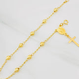 Pulso Denario Virgen Milagrosa 2.75g / 19.8cm / 3.83mm Oro Amarillo 18K