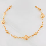Pulso Tipo Militar 4.2g / 20cm / 8mm Oro Rosa 18K