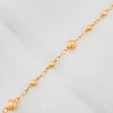 Pulso Tipo Militar 4.2g / 20cm / 8mm Oro Rosa 18K