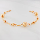 Pulso Tipo Militar 4.2g / 20cm / 8mm Oro Rosa 18K