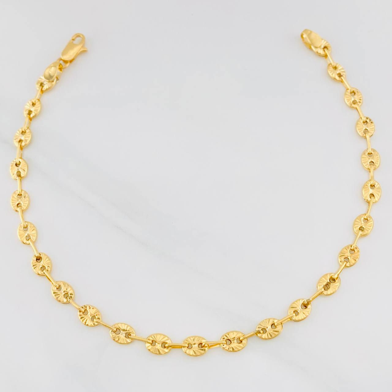 Pulso GC Diamantado 3g / 19.4cm / 4mm Oro Amarillo 18K