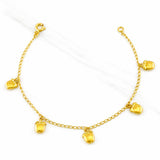 Pulso Aro Seguido Manzanas 2.45g / 18.05cm / 1.51mm Oro Amarillo 18K