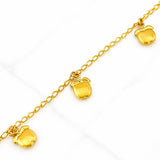 Pulso Aro Seguido Manzanas 2.45g / 18.05cm / 1.51mm Oro Amarillo 18K