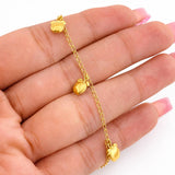 Pulso Aro Seguido Manzanas 2.45g / 18.05cm / 1.51mm Oro Amarillo 18K