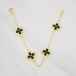Pulso Aro Seguido Trebol 4.05g / 19cm / 1.19mm Oro Amarillo 18K