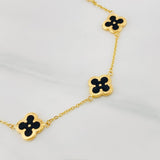 Pulso Aro Seguido Trebol 4.05g / 19cm / 1.19mm Oro Amarillo 18K