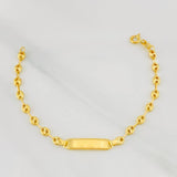 Pulso Bebé GC Placa Octagonal 2g / 14.05cm / 3.54mm Oro Amarillo 18K