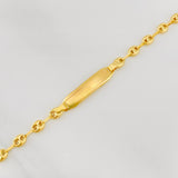 Pulso Bebé GC Placa Octagonal 2.05g / 15cm / 3.43mm Oro Amarillo 18K