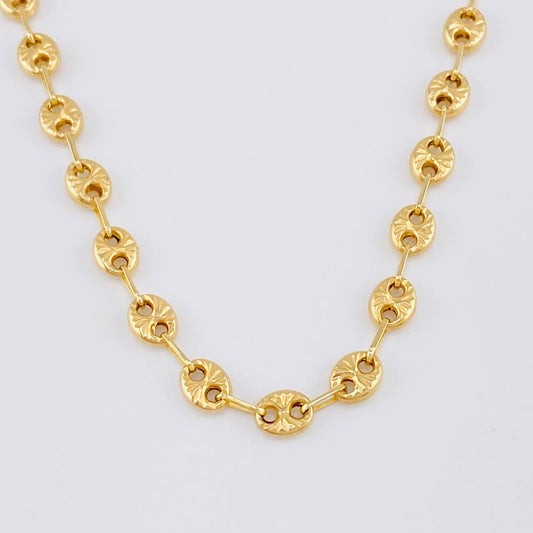 Cadena GC Diamantada 5.1g / 40cm / 4.1mm Oro Amarillo 18K