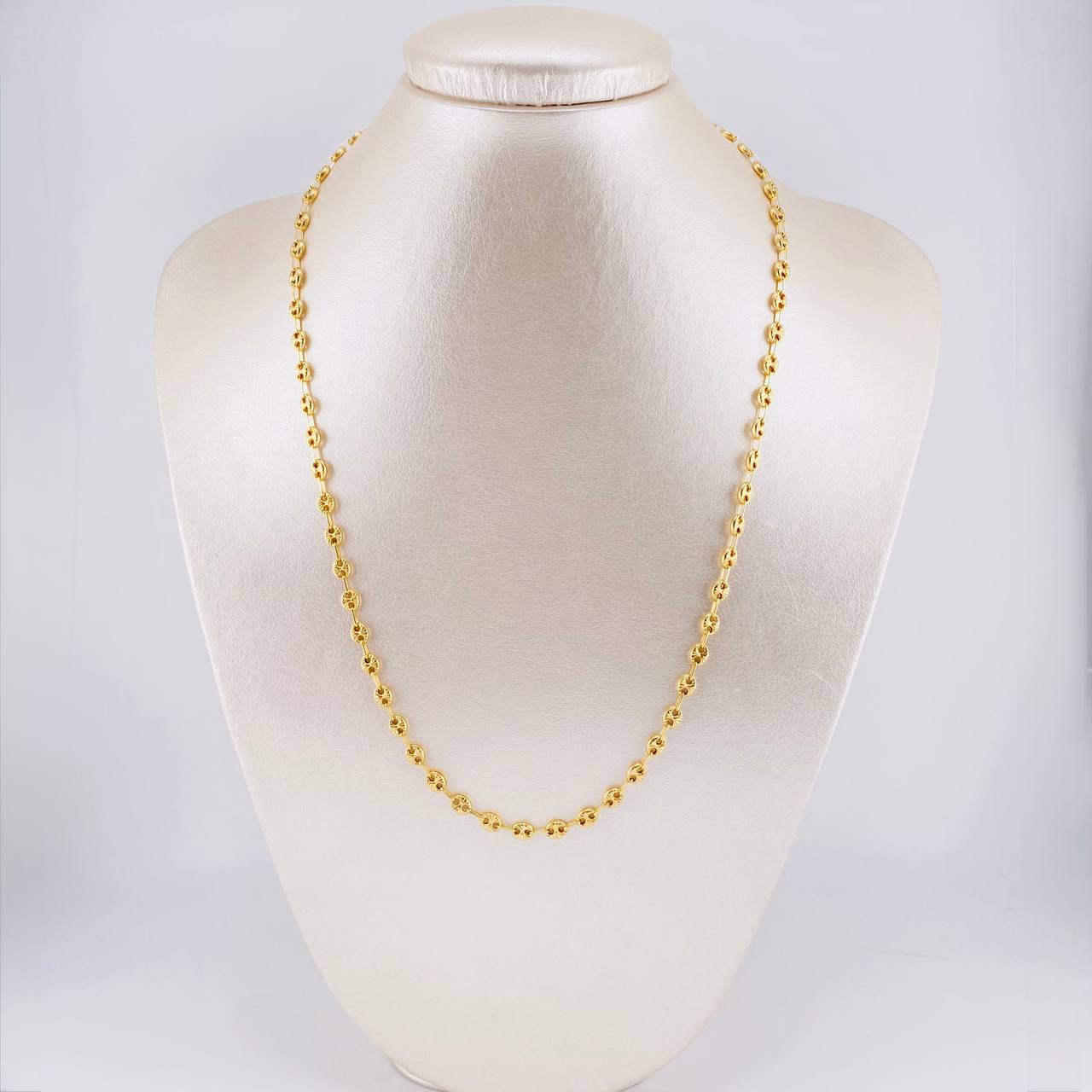 Cadena GC Diamantada 6.55g / 50cm / 4.1mm Oro Amarillo 18K