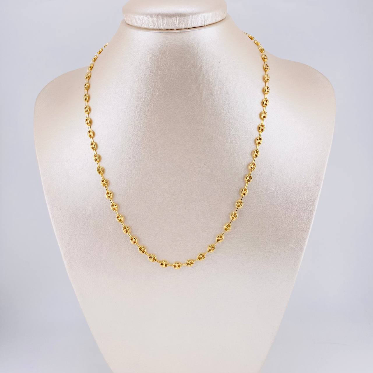 Cadena GC Diamantada 5.85g / 45cm / 4.1mm Oro Amarillo 18K