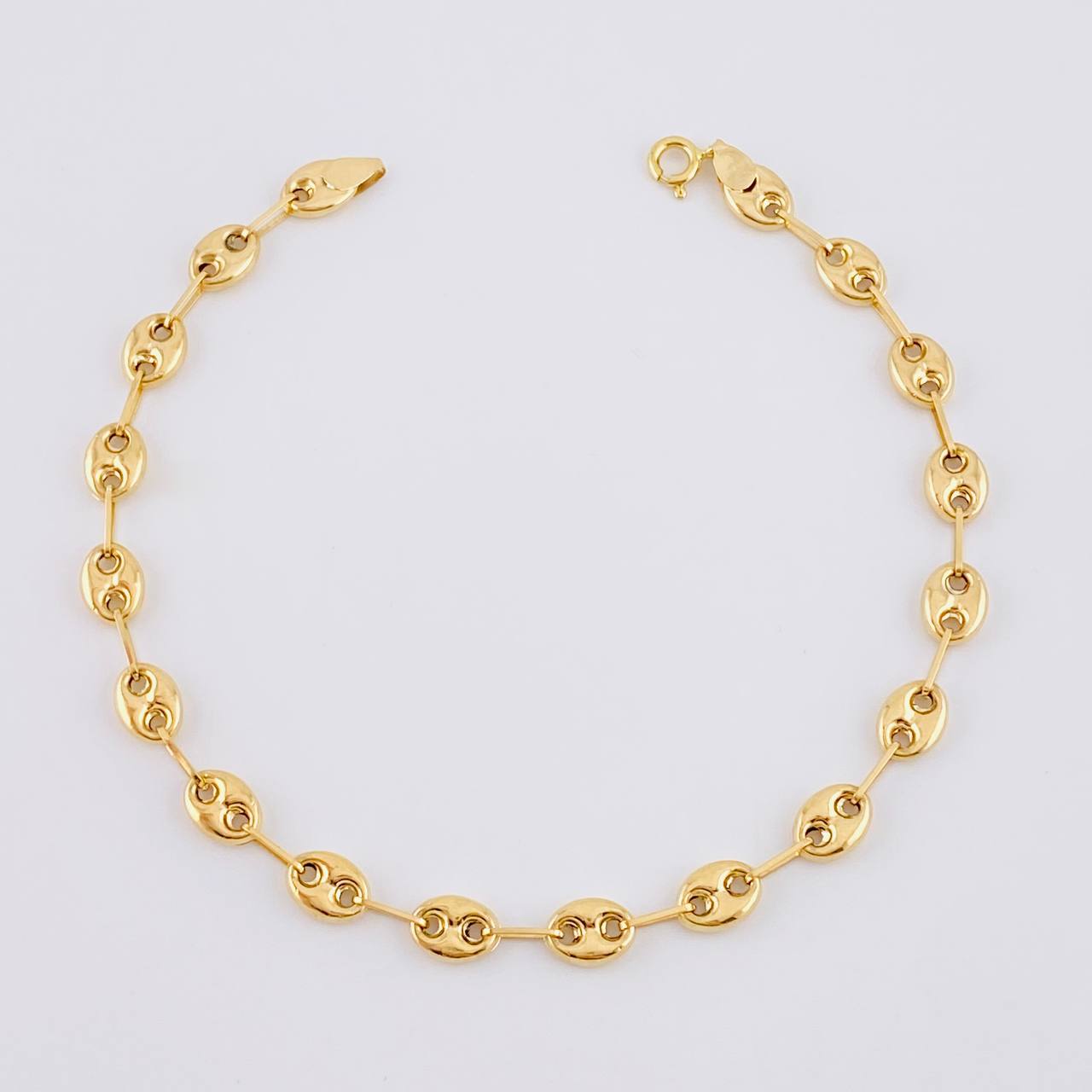 Tobillera GC 5.6g / 25.6cm / 6.7mm Oro Amarillo 18K