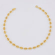 Tobillera GC Diamantada 3.2g / 24.8cm / 4.1mm Oro Amarillo 18K