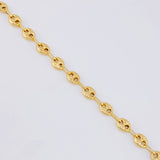 Tobillera GC Diamantada 2.95g / 23.4cm / 4.1mm Oro Amarillo 18K