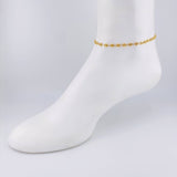Tobillera GC Diamantada 3.2g / 24.8cm / 4.1mm Oro Amarillo 18K