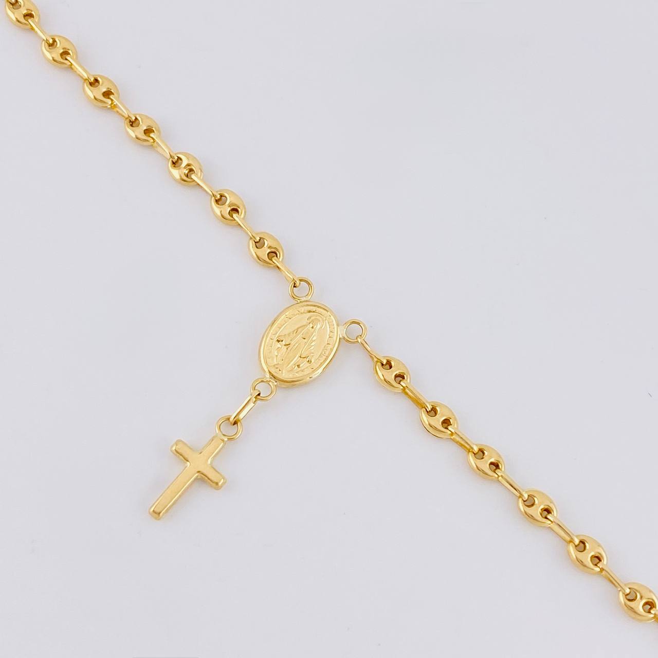Pulso GC Denario Virgen Milagrosa 2.45g / 18.9cm / 3.3mm Oro Amarillo 18K