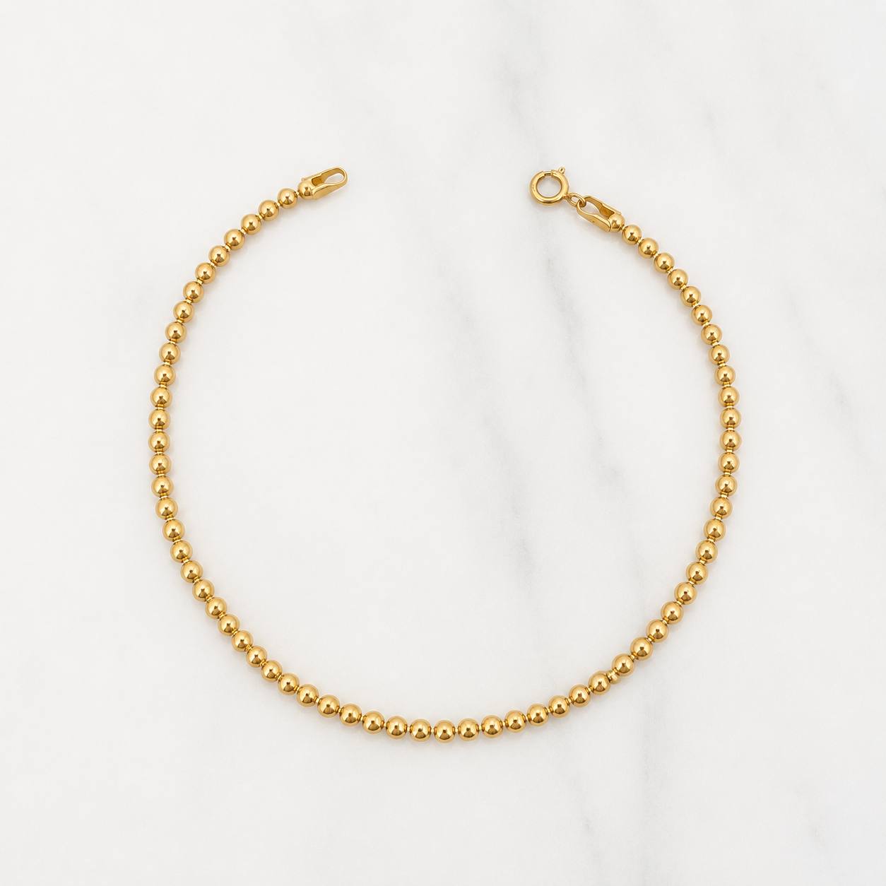 Pulso Militar 4.5g / 20cm / 2.14mm Oro Amarillo 18K