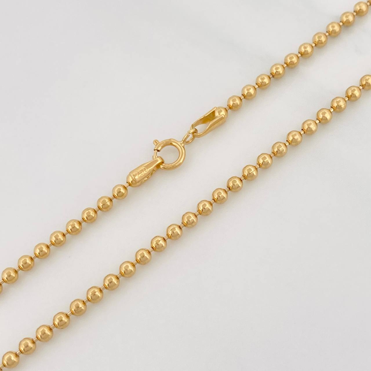 Pulso Militar 4.5g / 20cm / 2.14mm Oro Amarillo 18K