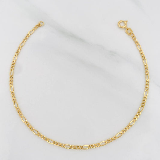 Pulso Figaro 0.75g / 18cm / 1.91mm Oro Amarillo 18K