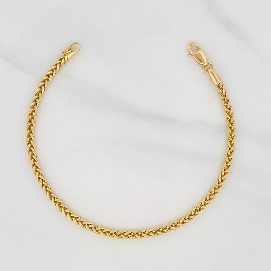Pulso Franco 3.2g / 19cm / 2.62mm Oro Amarillo 18K