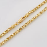 Pulso Franco 3.2g / 19cm / 2.62mm Oro Amarillo 18K