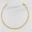 Pulso Chino 1.4g / 19.3cm / 2.14mm Oro Amarillo 18K