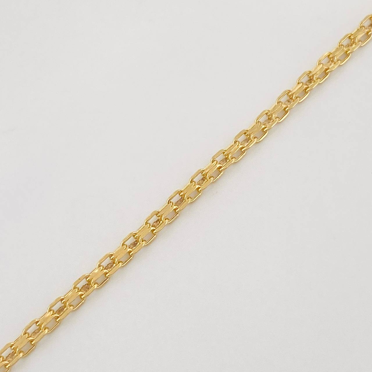 Pulso Chino 1.4g / 19.3cm / 2.14mm Oro Amarillo 18K