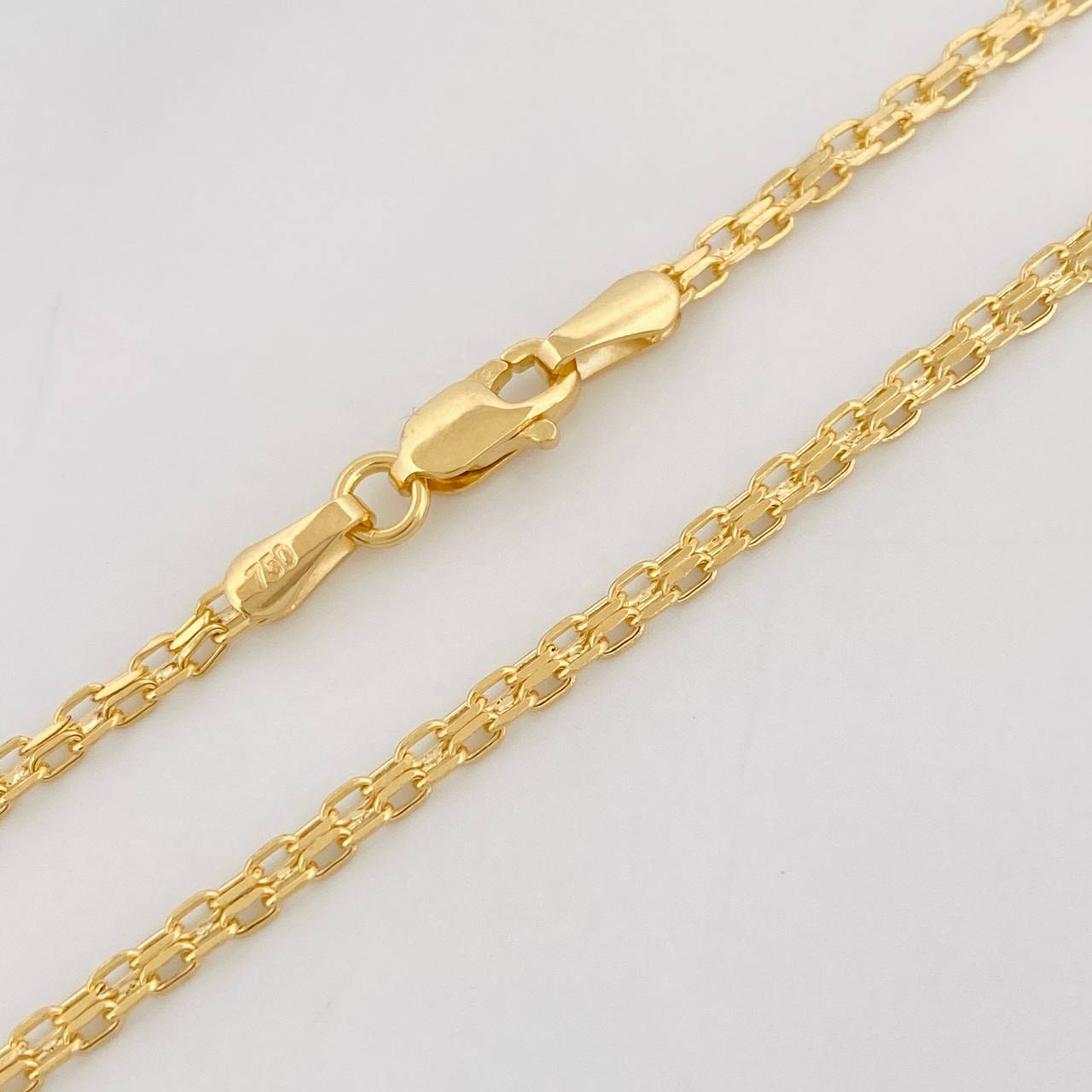 Pulso Chino 1.4g / 19.3cm / 2.14mm Oro Amarillo 18K