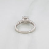 Anillo Solitario Diamantes 1.59qts 3.25g / T7 Oro Blanco 10K