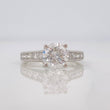 Anillo Solitario Diamantes 1.59qts 3.25g / T7 Oro Blanco 10K