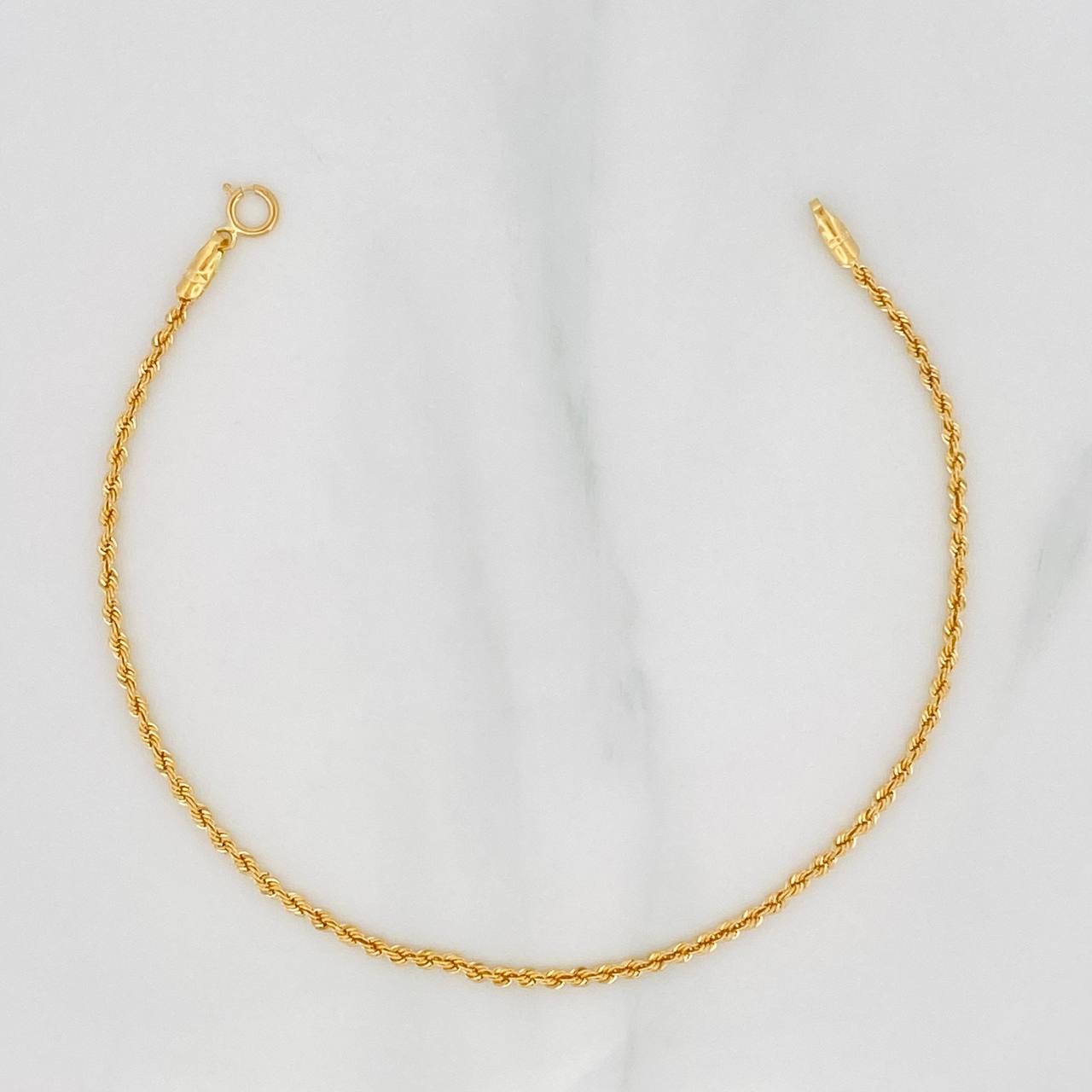 Pulso Lazo 0.8g / 17.9cm / 1.7mm Oro Amarillo 18K