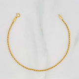 Pulso Lazo 0.8g / 17.9cm / 1.7mm Oro Amarillo 18K