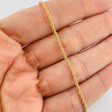 Pulso Lazo 0.8g / 17.9cm / 1.7mm Oro Amarillo 18K