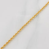 Pulso Lazo 0.8g / 17.9cm / 1.7mm Oro Amarillo 18K