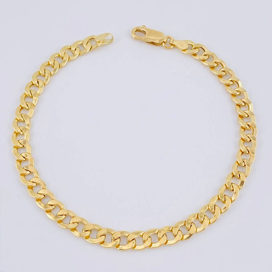 Pulso Cubano 4 g / 19.3 cm / 5.1 mm Oro Amarillo 18K