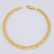 Pulso Cubano 4.1 g / 19.8 cm / 5 mm Oro Amarillo 18K