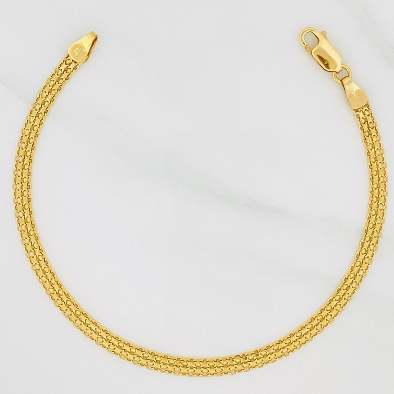Pulso Chino 4.9 g / 19.2 cm / 3.7 mm Oro Amarillo 18K