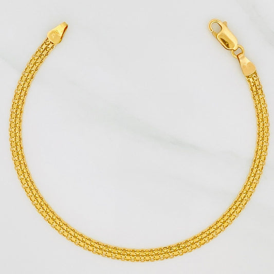 Pulso Chino 4.9 g / 19.2 cm / 3.7 mm Oro Amarillo 18K