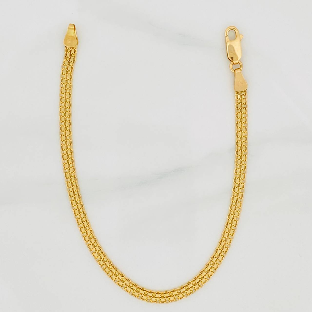 Pulso Chino 4.9 g / 19.2 cm / 3.7 mm Oro Amarillo 18K