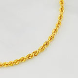 Pulso Lazo 2.9g / 19cm / 3mm Oro Amarillo 18K