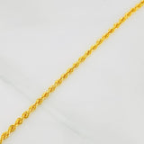 Pulso Lazo 2.9g / 19cm / 3mm Oro Amarillo 18K