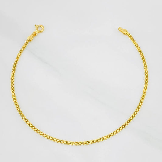 Pulso Chino 1.85g / 19cm / 1.84mm Oro Amarillo 18K