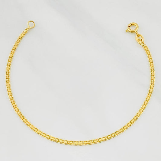 Pulso Chino 1.95g / 18cm / 2.11mm Oro Amarillo 18K