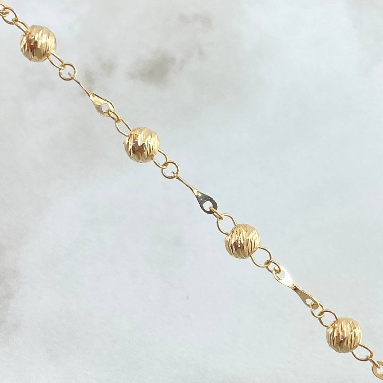 Pulso Tipo Militar 1.6gr / 18cm / 4mm Oro Amarillo 18K